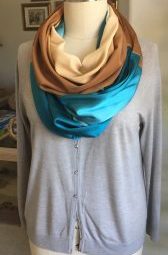 how to sew a simple silk scarf