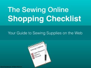 sewing online shopping checklist