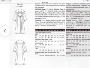 Vogue Pattern 2204 Back View